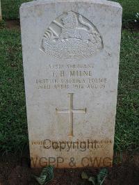 Dar Es Salaam War Cemetery - Milne, T H